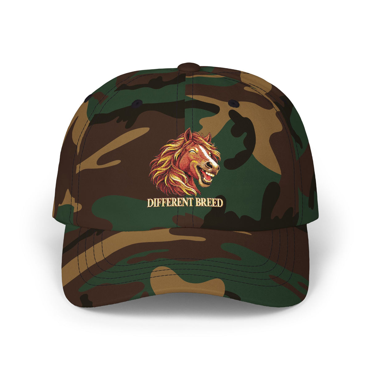Tiger Head Dad Cap — Embroidered Fierce Tiger Baseball Hat