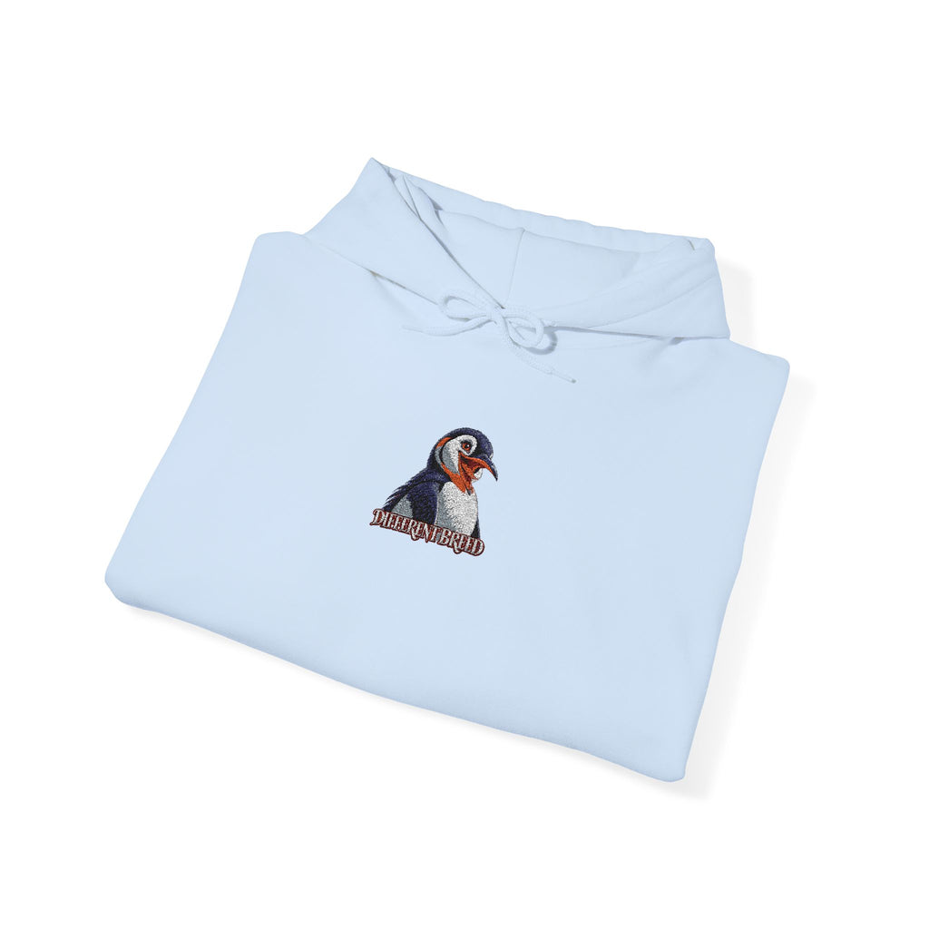 Puffin Portrait Hoodie – Minimalist Bird Graphic Sweatshirt