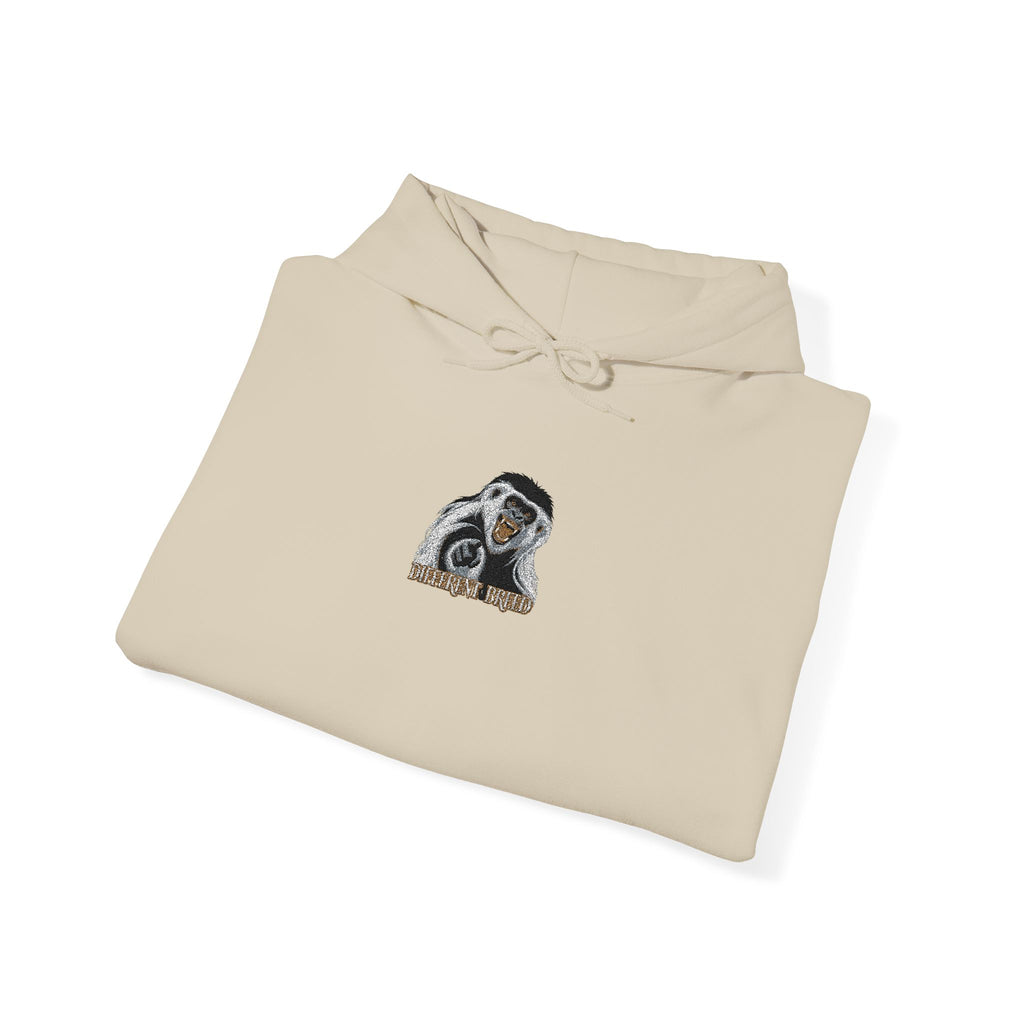 Astronaut Gorilla Hoodie — Retro Space Ape Graphic Pullover