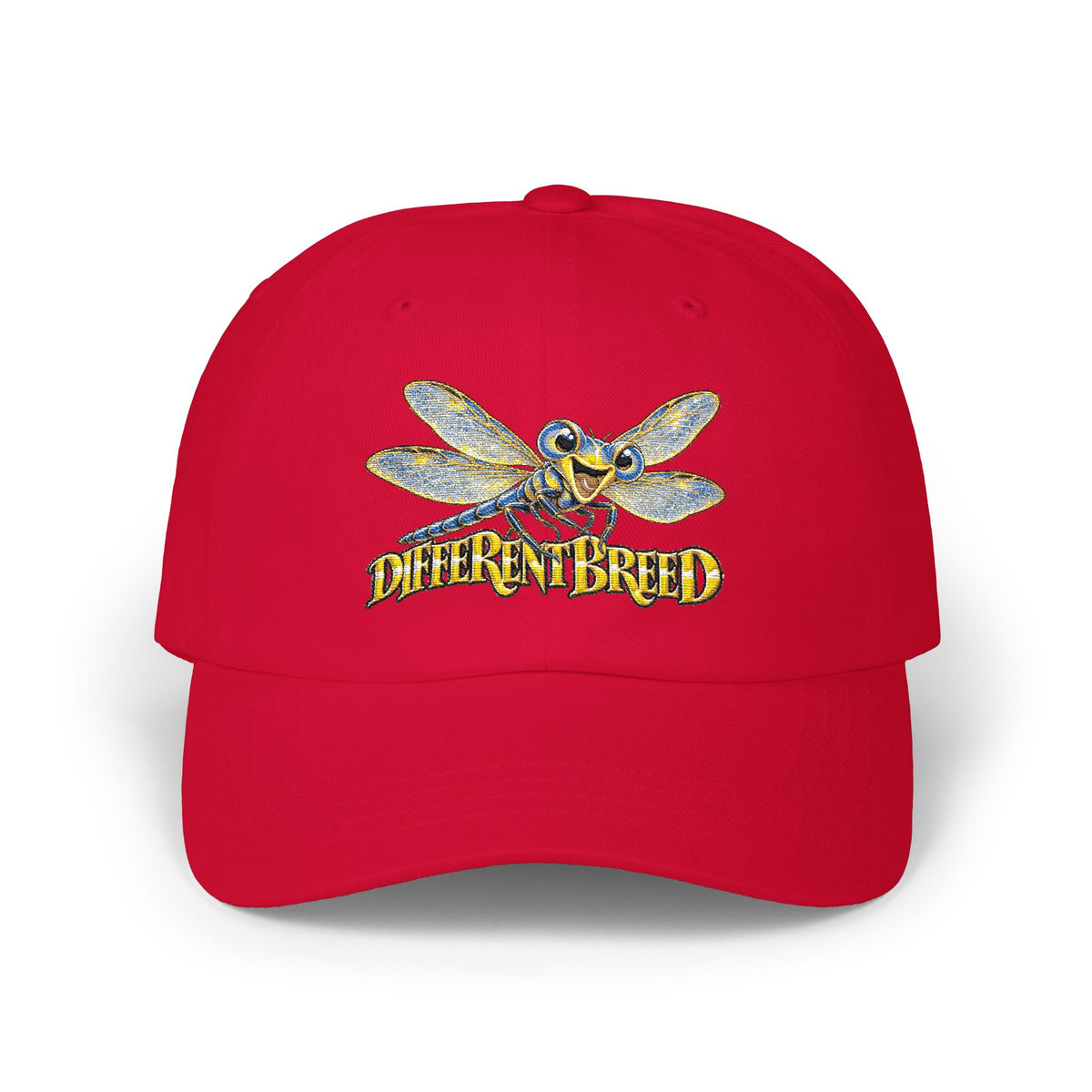 Classic Dad Cap — 'Different Breed' Sparkle Dragonfly Embroidered Hat