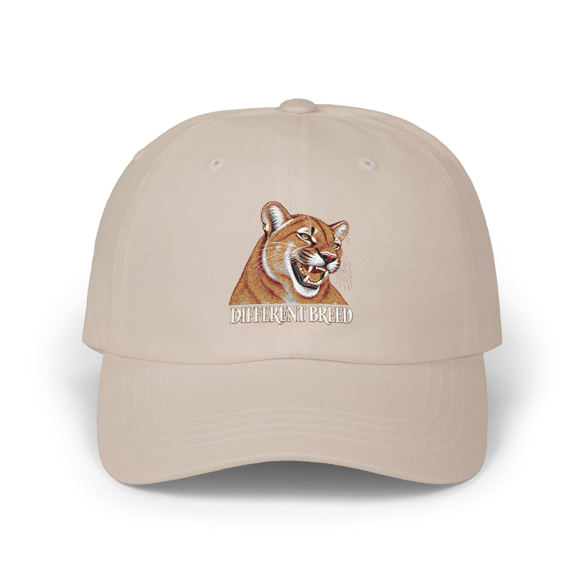 Dad Cap – Embroidered Cougar Mascot Hat