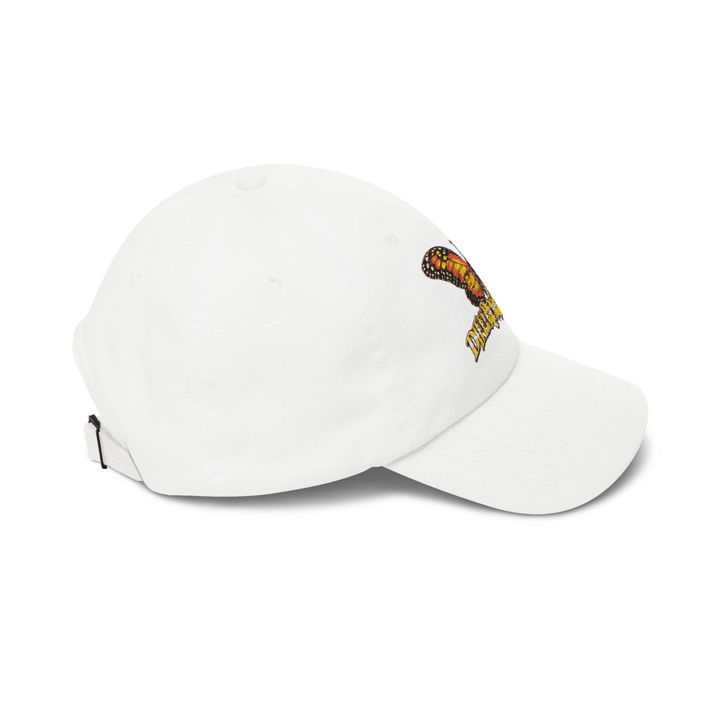 Butterfly 'Different Breed' Dad Cap — Embroidered Orange Monarch Baseball Hat