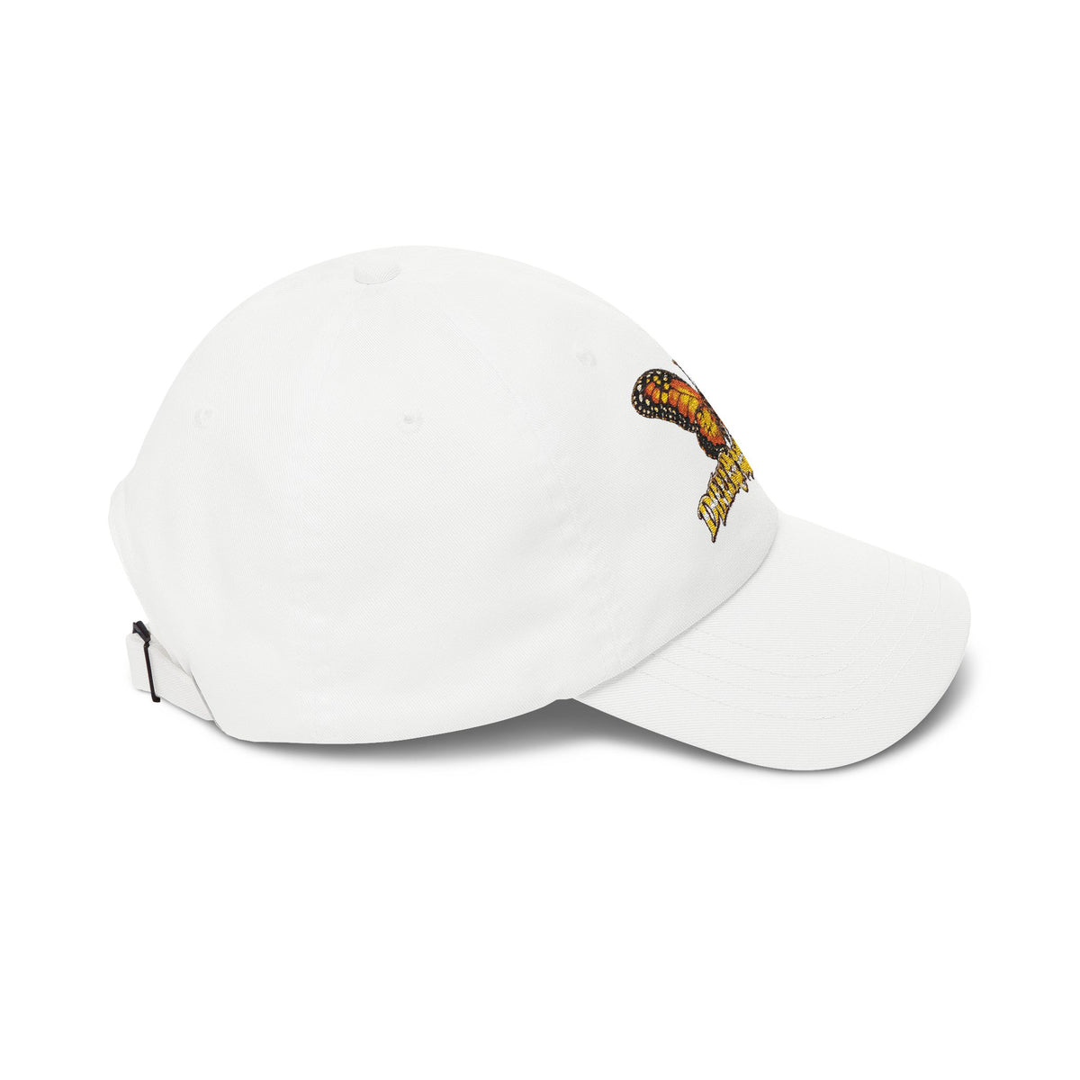 Butterfly 'Different Breed' Dad Cap — Embroidered Orange Monarch Baseball Hat