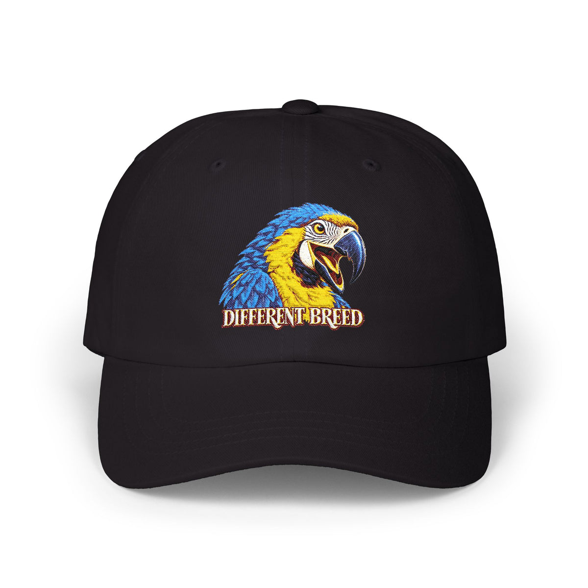 Parrot 'Different Breed' Embroidered Dad Cap