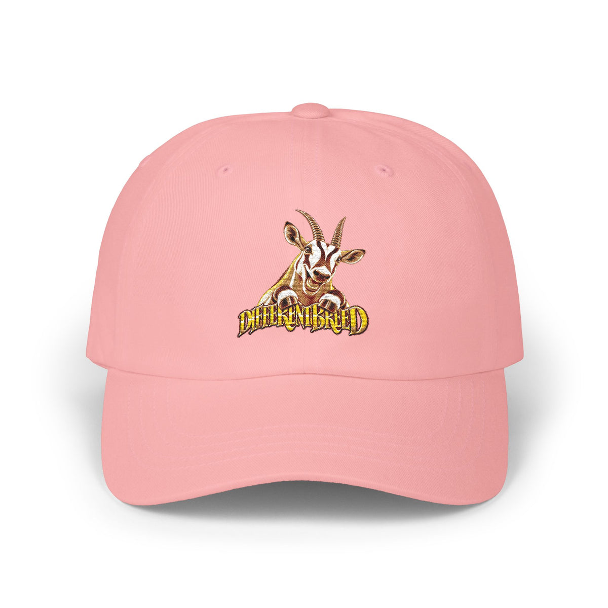 Dad Cap — Vintage Goat Patch "Mischief Made" Embroidered Hat