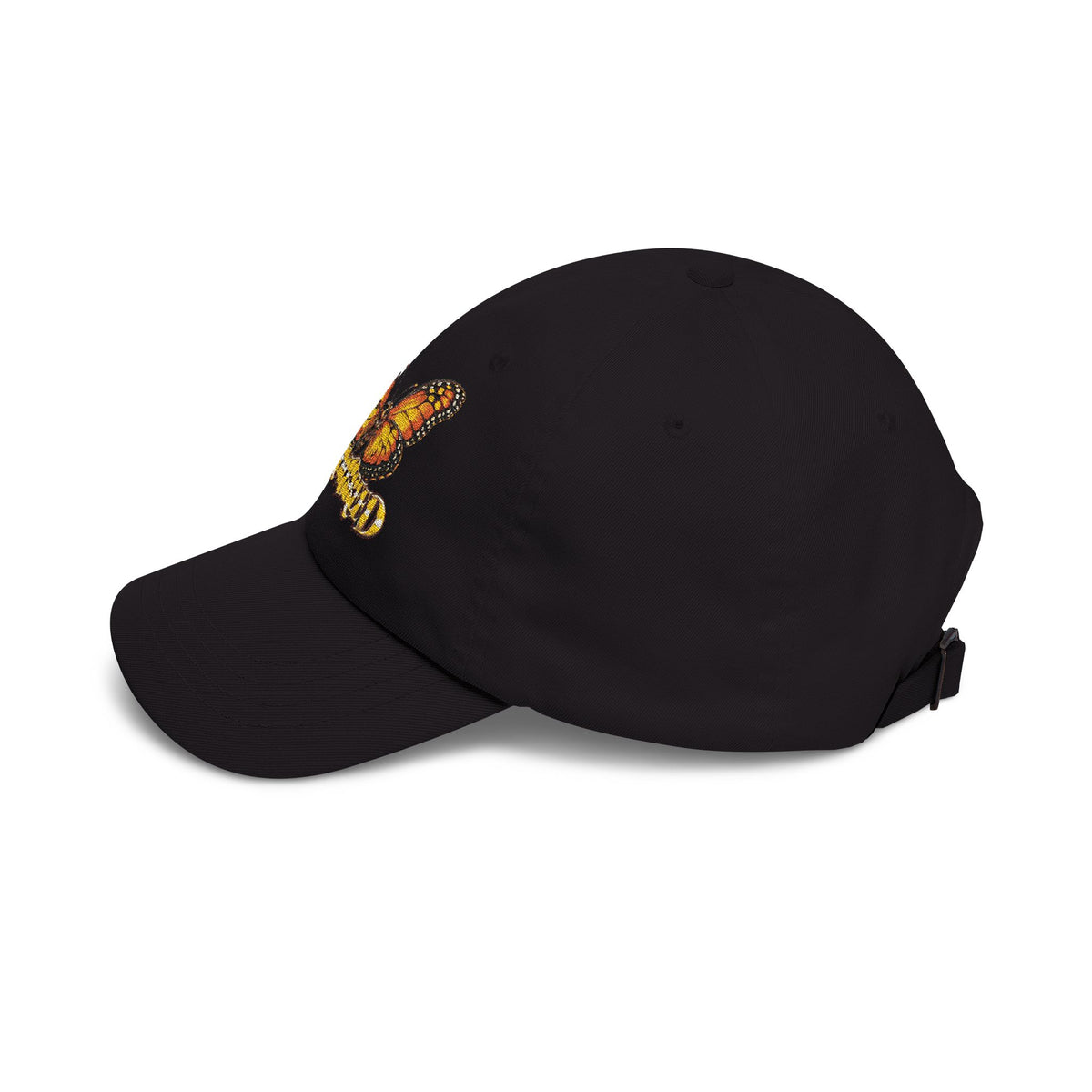 Butterfly 'Different Breed' Dad Cap — Embroidered Orange Monarch Baseball Hat