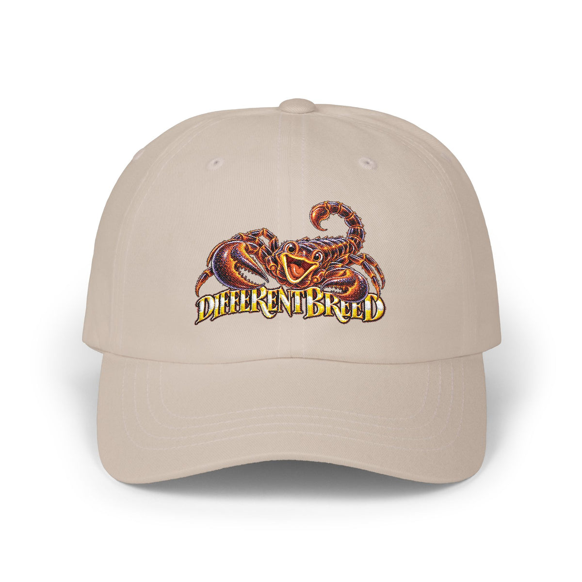 Dad Cap — Vintage Octopus "Differentbreed" Embroidered Logo