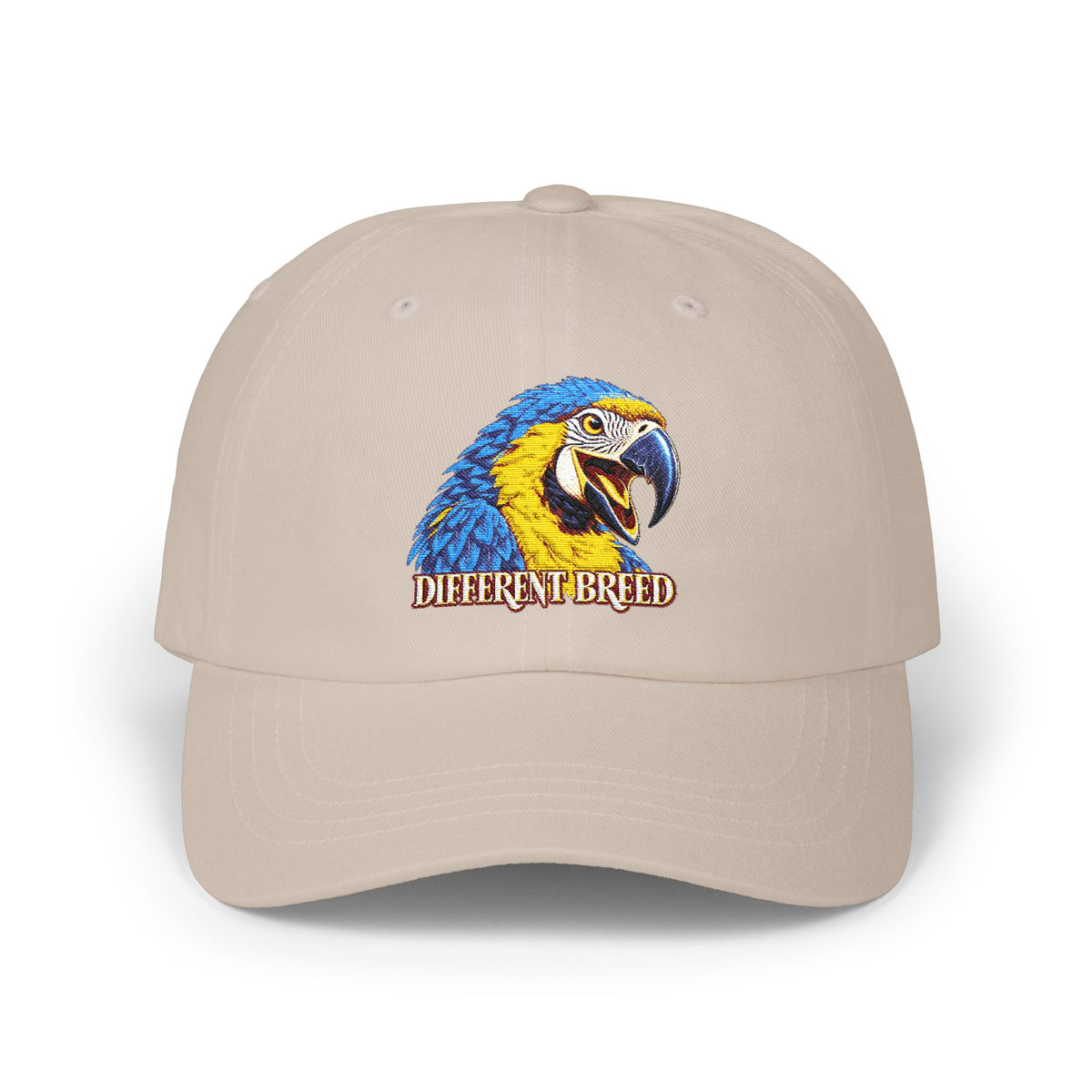 Parrot 'Different Breed' Embroidered Dad Cap