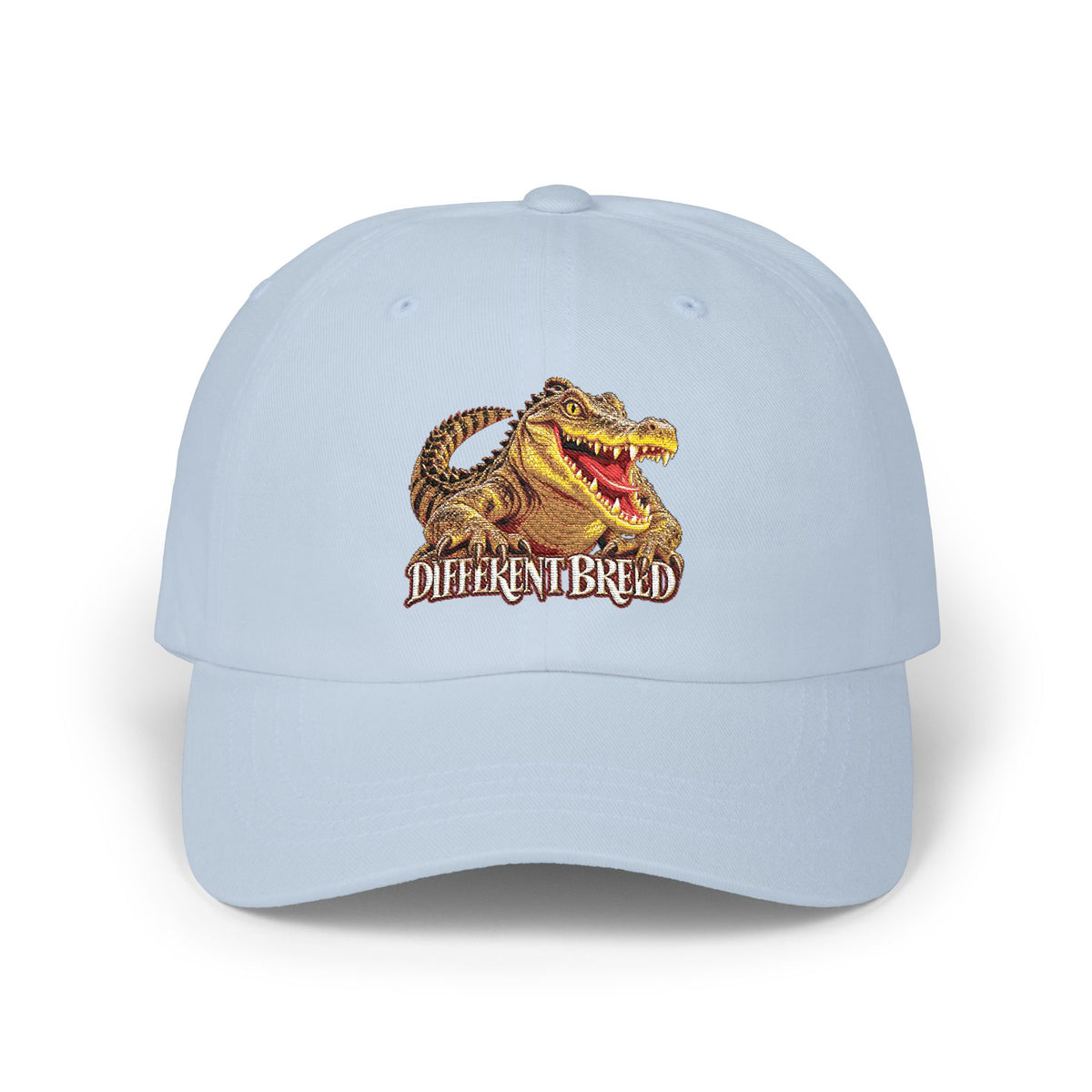 Dad Cap — Vintage Gator 'Different Breed' Embroidered Baseball Hat