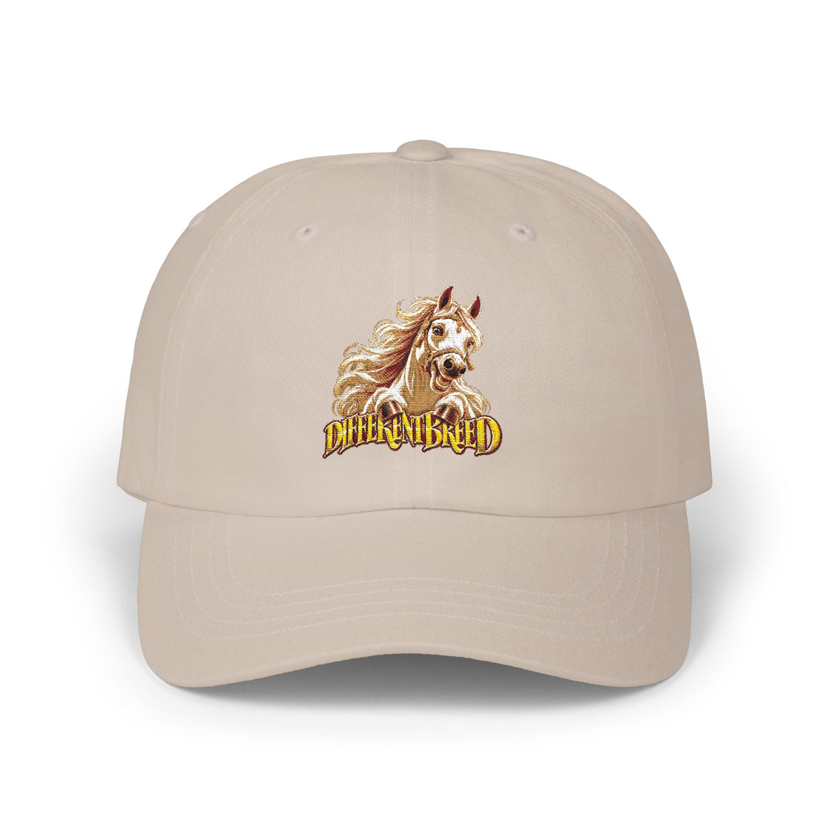 Embroidered Mustang Dad Cap — Vintage Stallion Baseball Hat