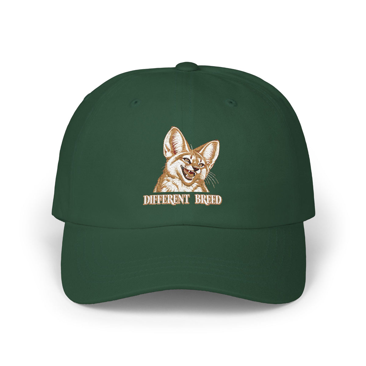 Embroidered Fennec Fox Dad Cap — 'Different Breed' Cute Animal Baseball Hat