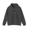Raven Moon Graphic Hoodie — Small Gothic Crow Design