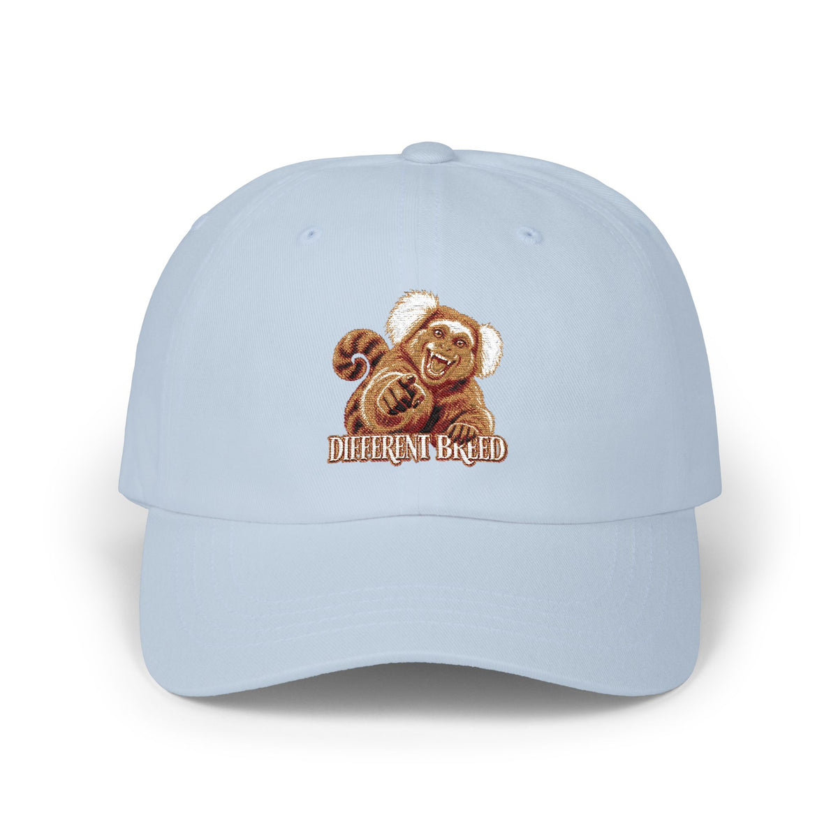 Embroidered Chocolate Labrador Dad Cap — 'Labrador & Bud' Puppy Hat