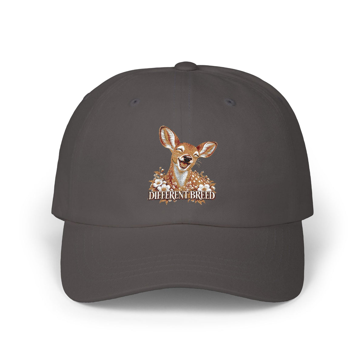 Classic Dad Cap — Cute Fawn Embroidered Deer Hat