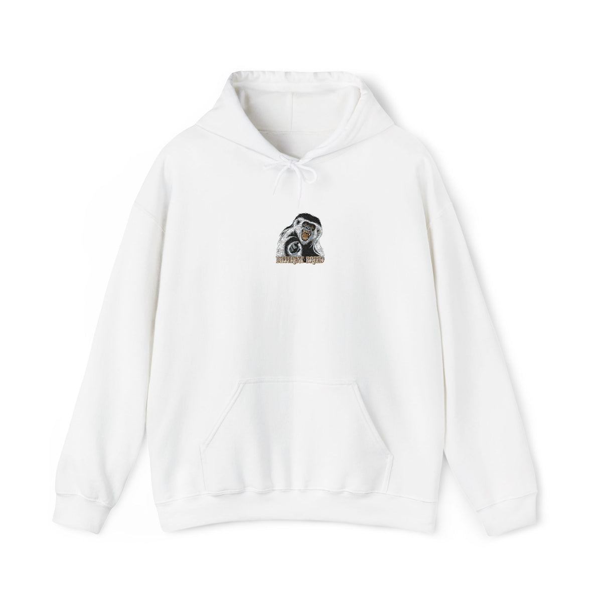 Astronaut Gorilla Hoodie — Retro Space Ape Graphic Pullover