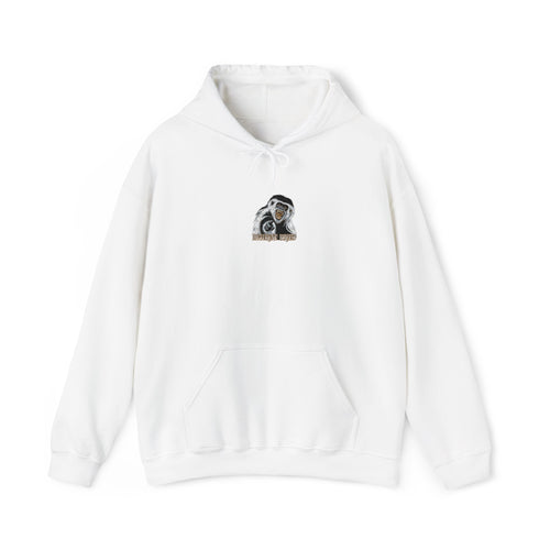 Astronaut Gorilla Hoodie — Retro Space Ape Graphic Pullover