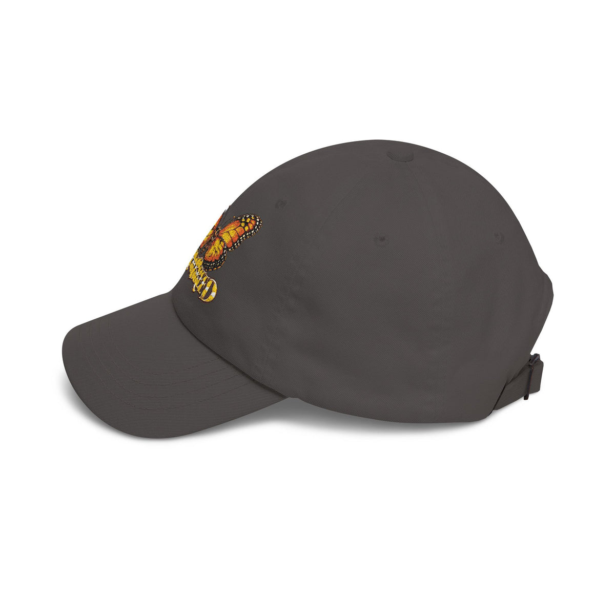 Butterfly 'Different Breed' Dad Cap — Embroidered Orange Monarch Baseball Hat
