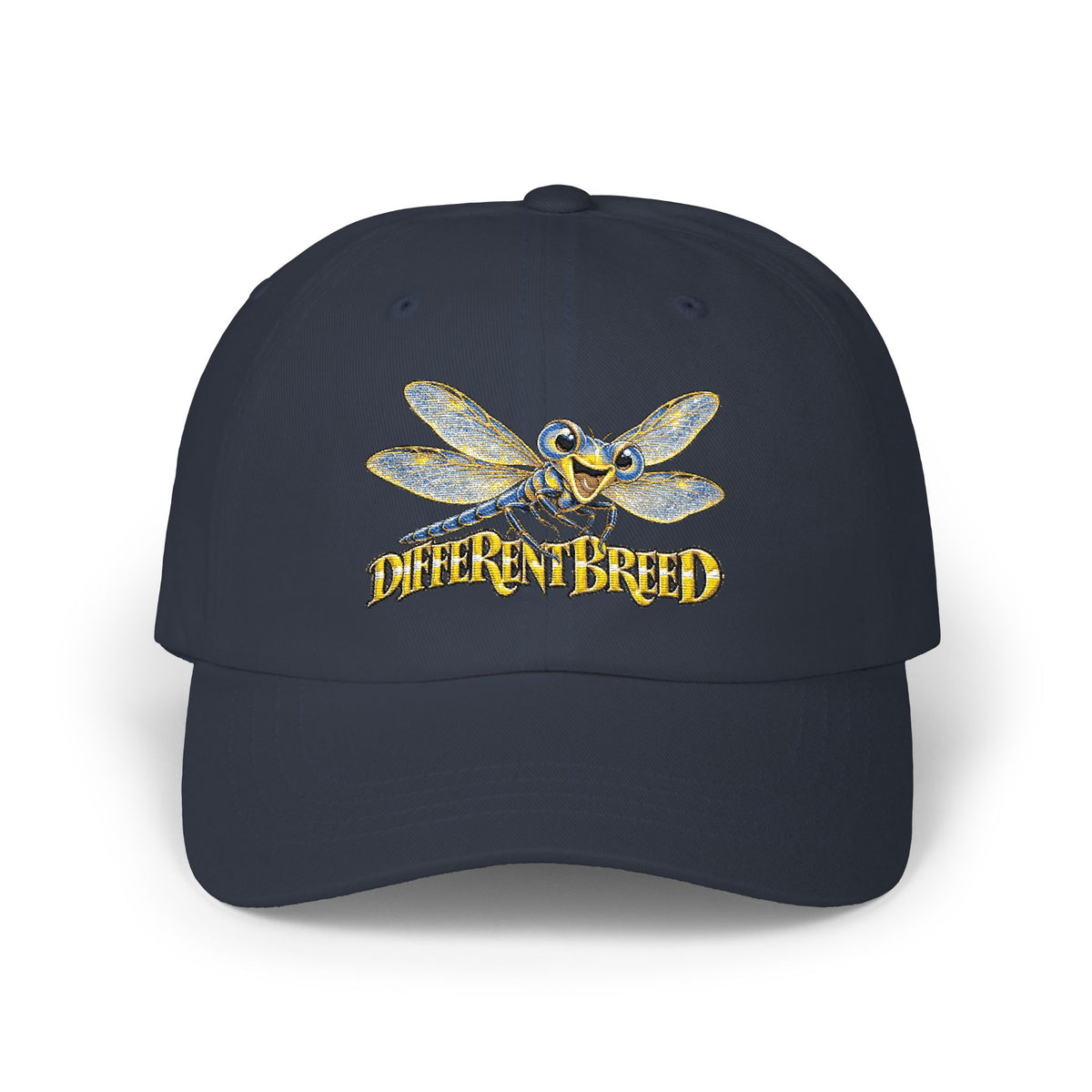 Classic Dad Cap — 'Different Breed' Sparkle Dragonfly Embroidered Hat