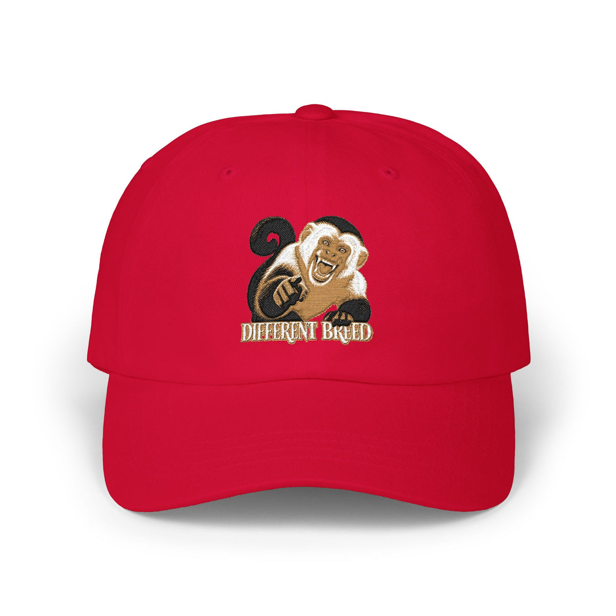 Dad Cap — Gold & Black Embroidered Ram Logo ‘ENTHRALLED’ Baseball Hat