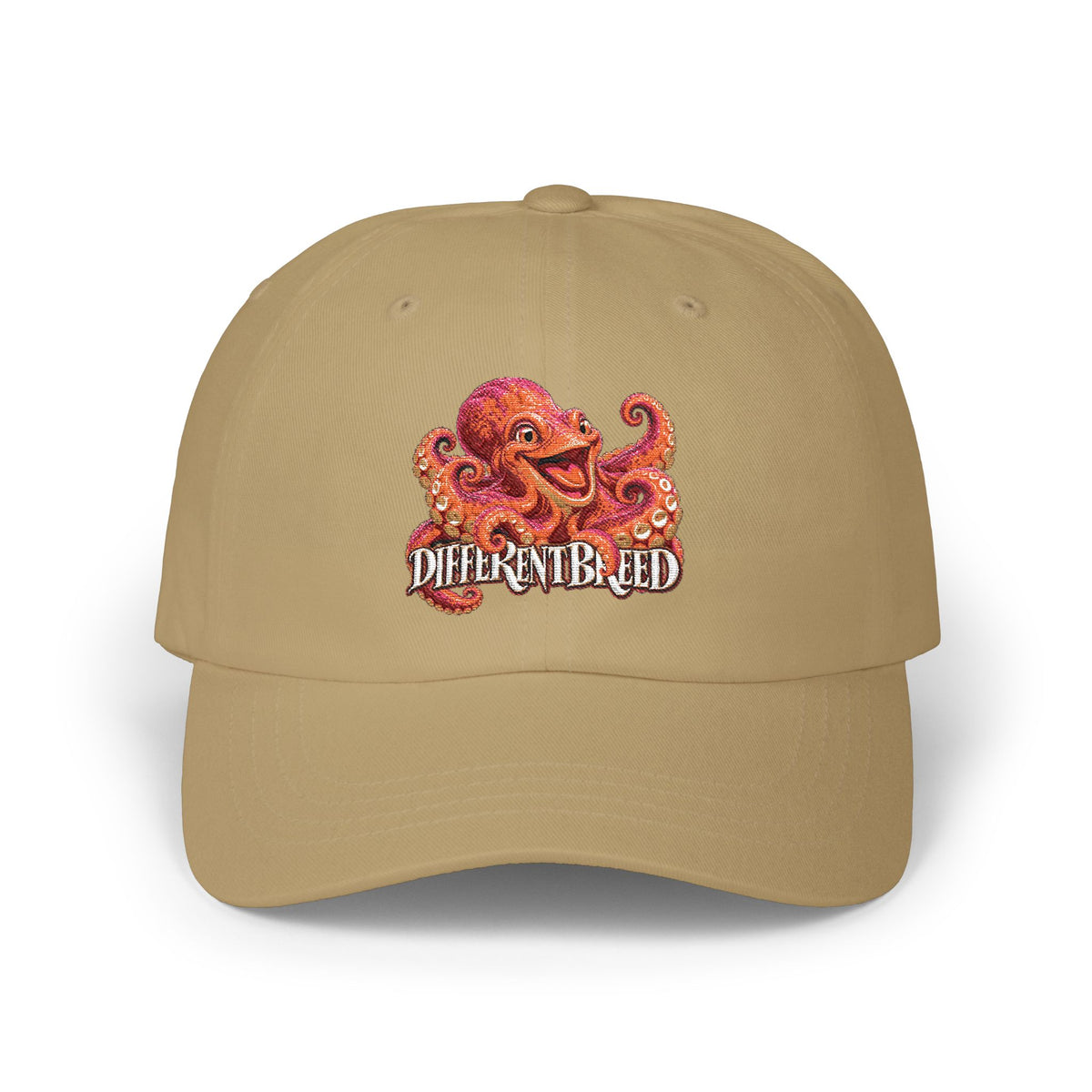 Octopus Logo Dad Cap — 'DifferentBreed' Embroidered Baseball Hat