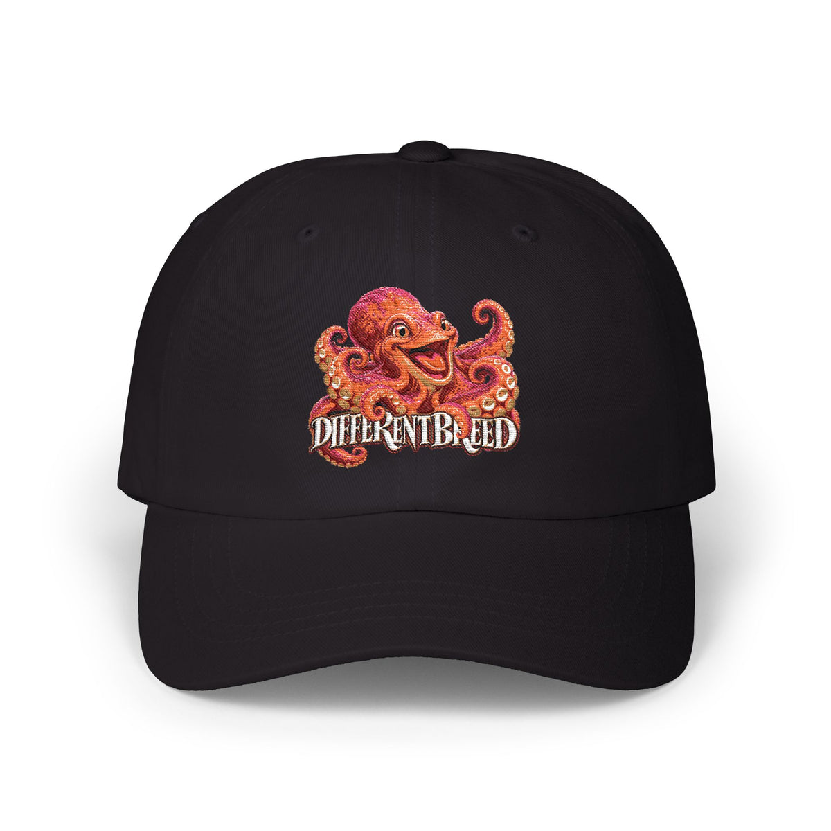 Octopus Logo Dad Cap — 'DifferentBreed' Embroidered Baseball Hat