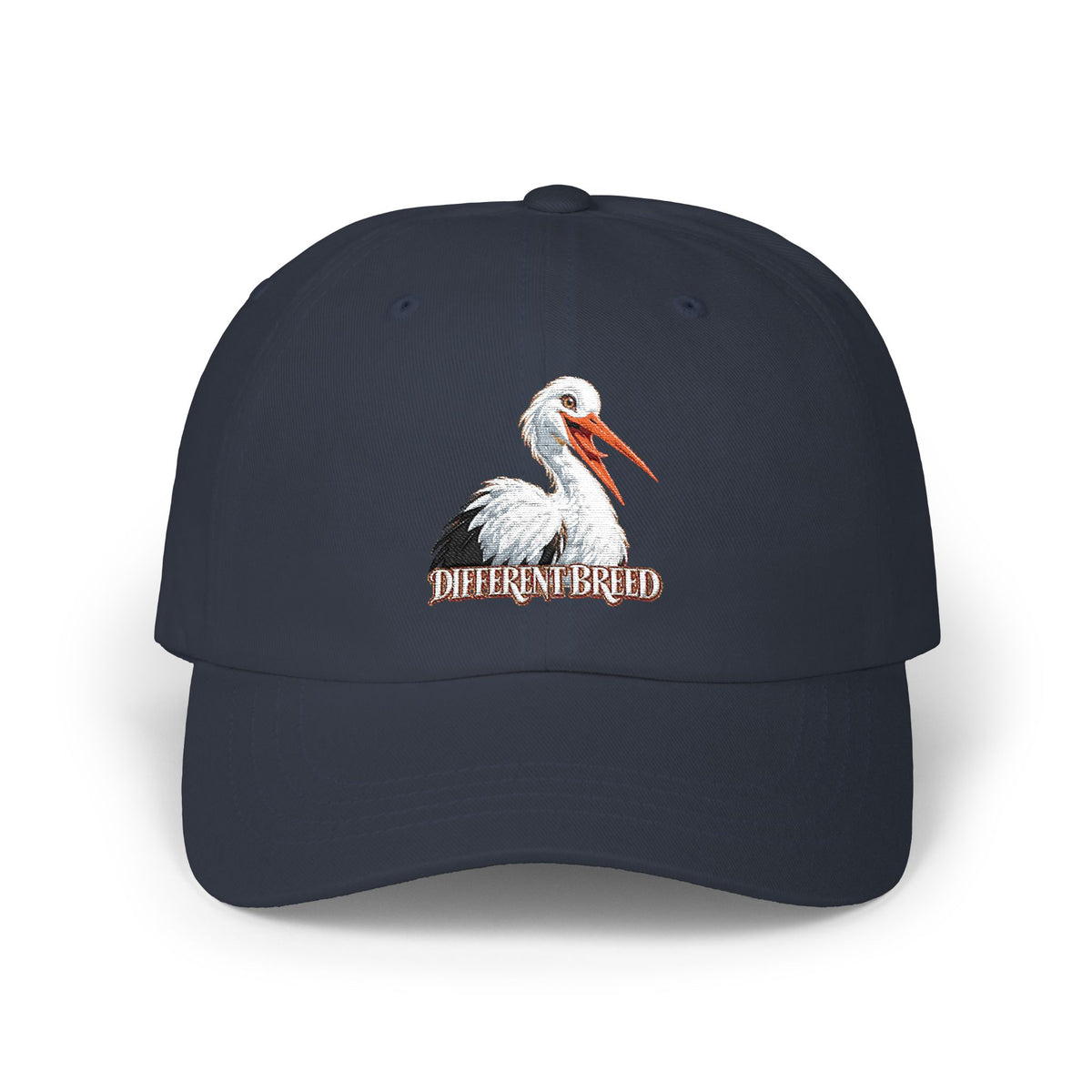 Dad Cap — Embroidered Pelican "Here for the Bird" Hat