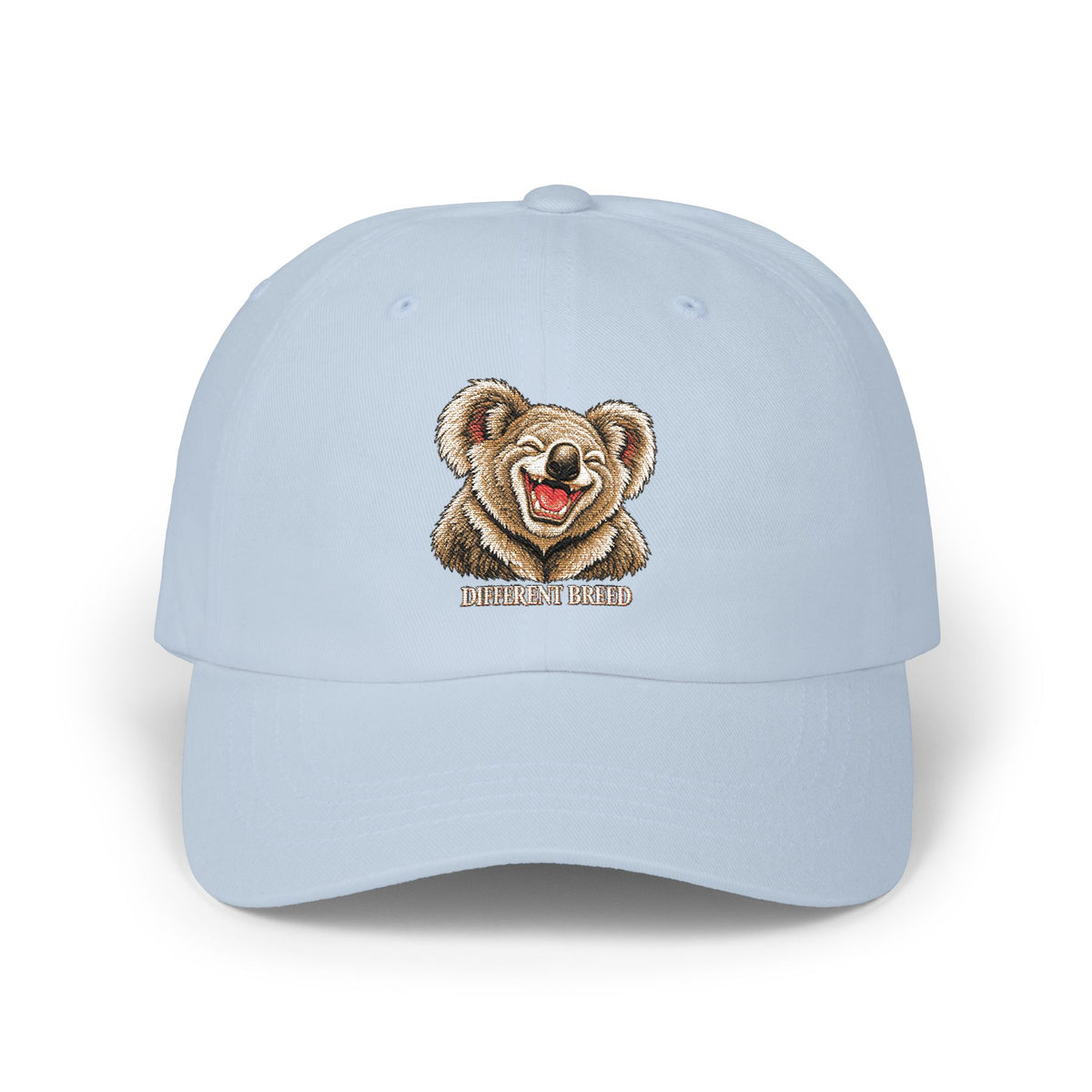 Bear Smile Classic Dad Cap — Embroidered Cute Teddy Hat