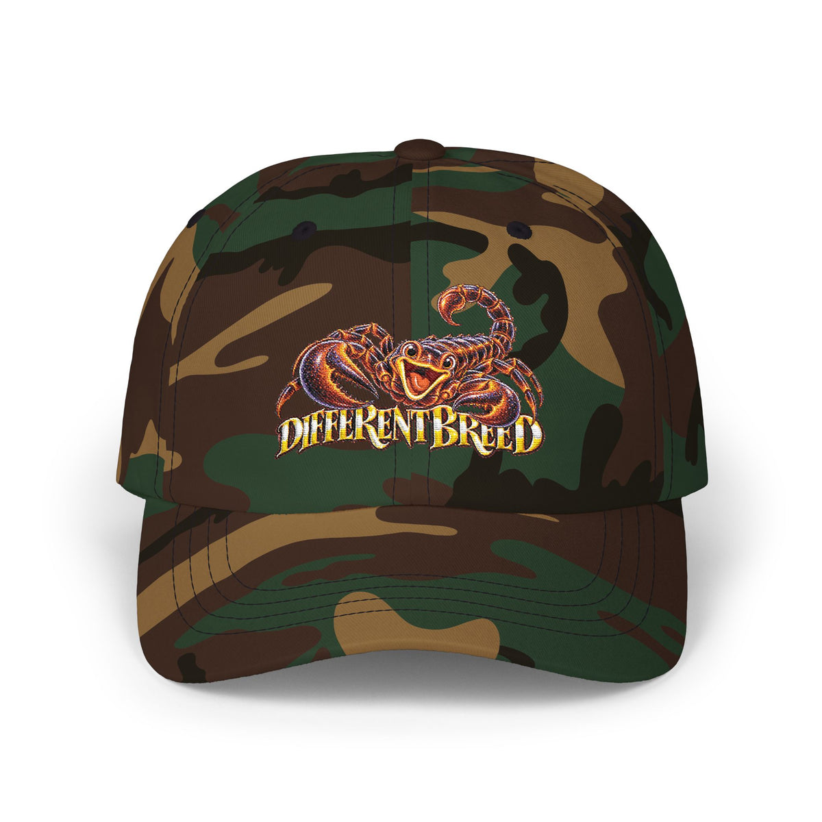 Dad Cap — Vintage Octopus "Differentbreed" Embroidered Logo