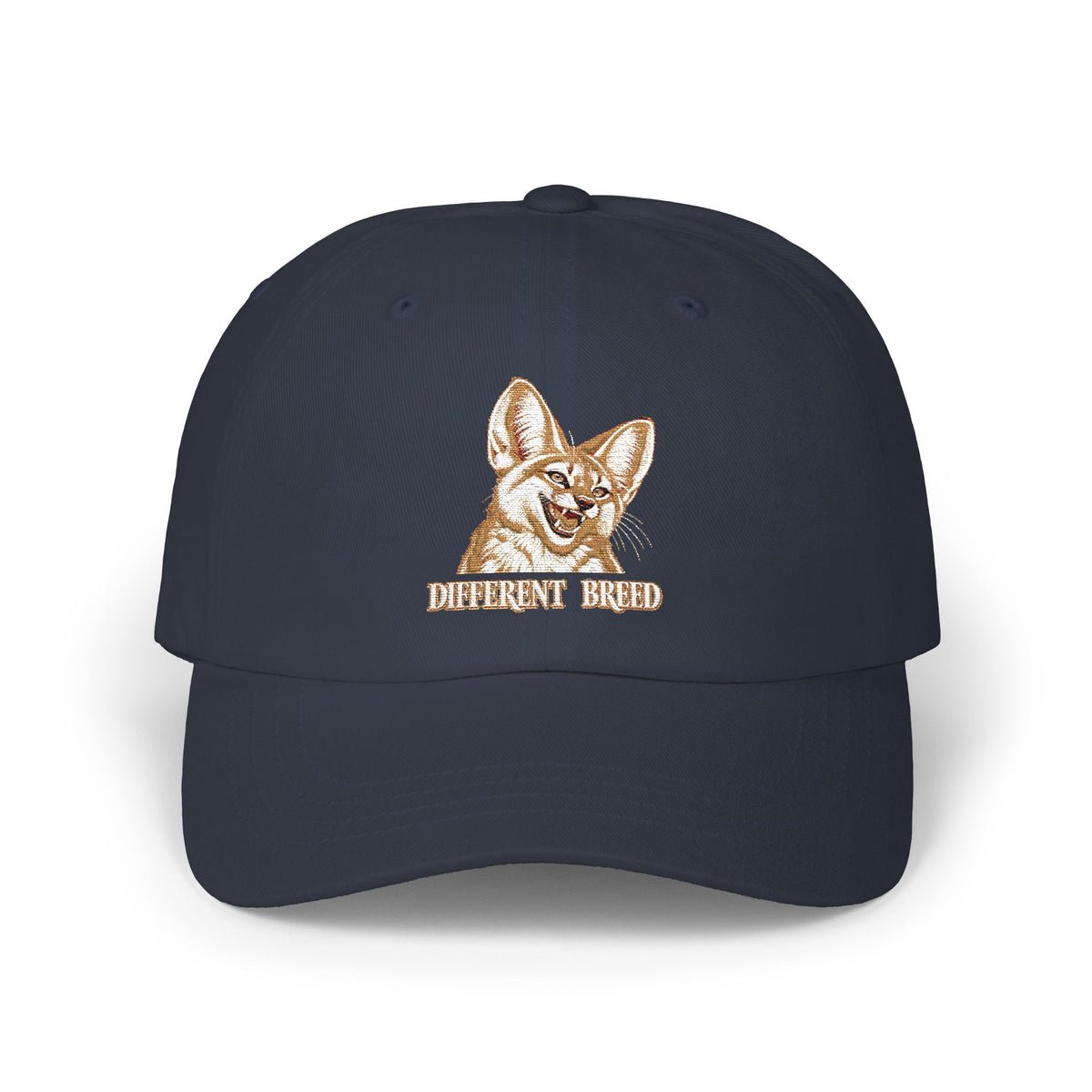 Embroidered Fennec Fox Dad Cap — 'Different Breed' Cute Animal Baseball Hat