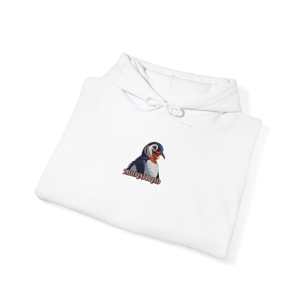 Puffin Portrait Hoodie – Minimalist Bird Graphic Sweatshirt