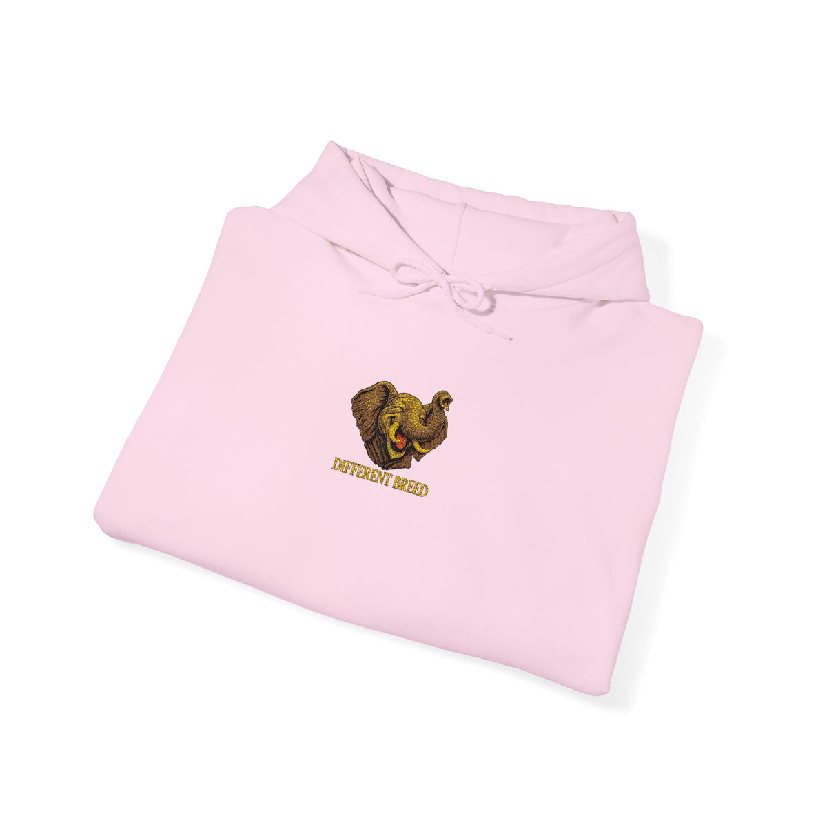 Hoodie — Heart-Shaped Sunflower Graphic with 'STRONG AF' Text