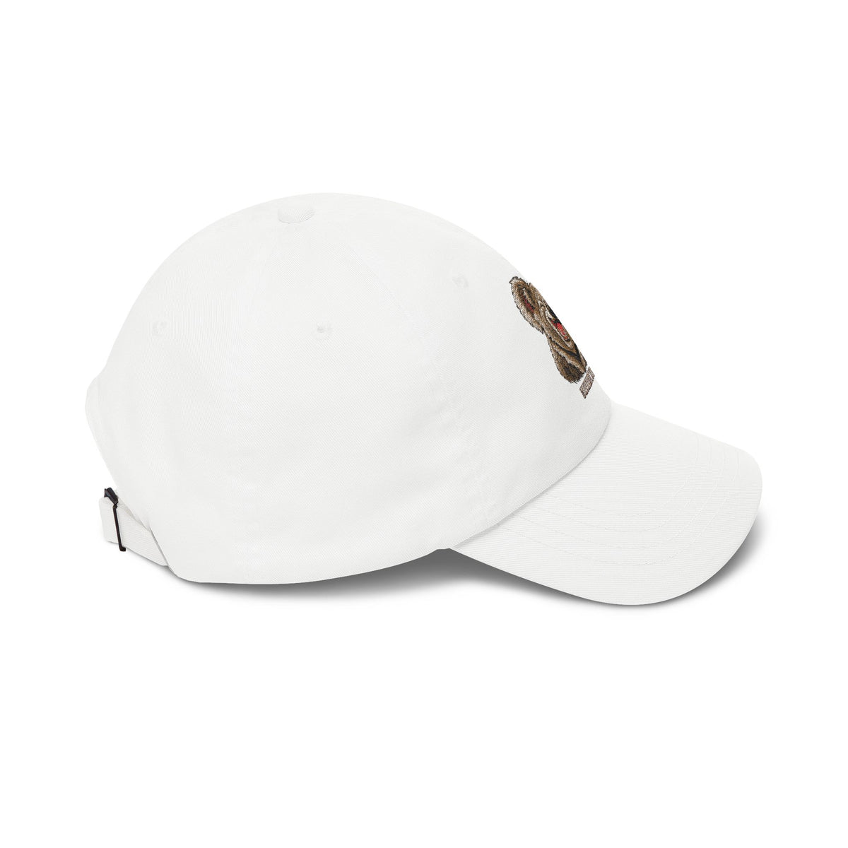 Bear Smile Classic Dad Cap — Embroidered Cute Teddy Hat