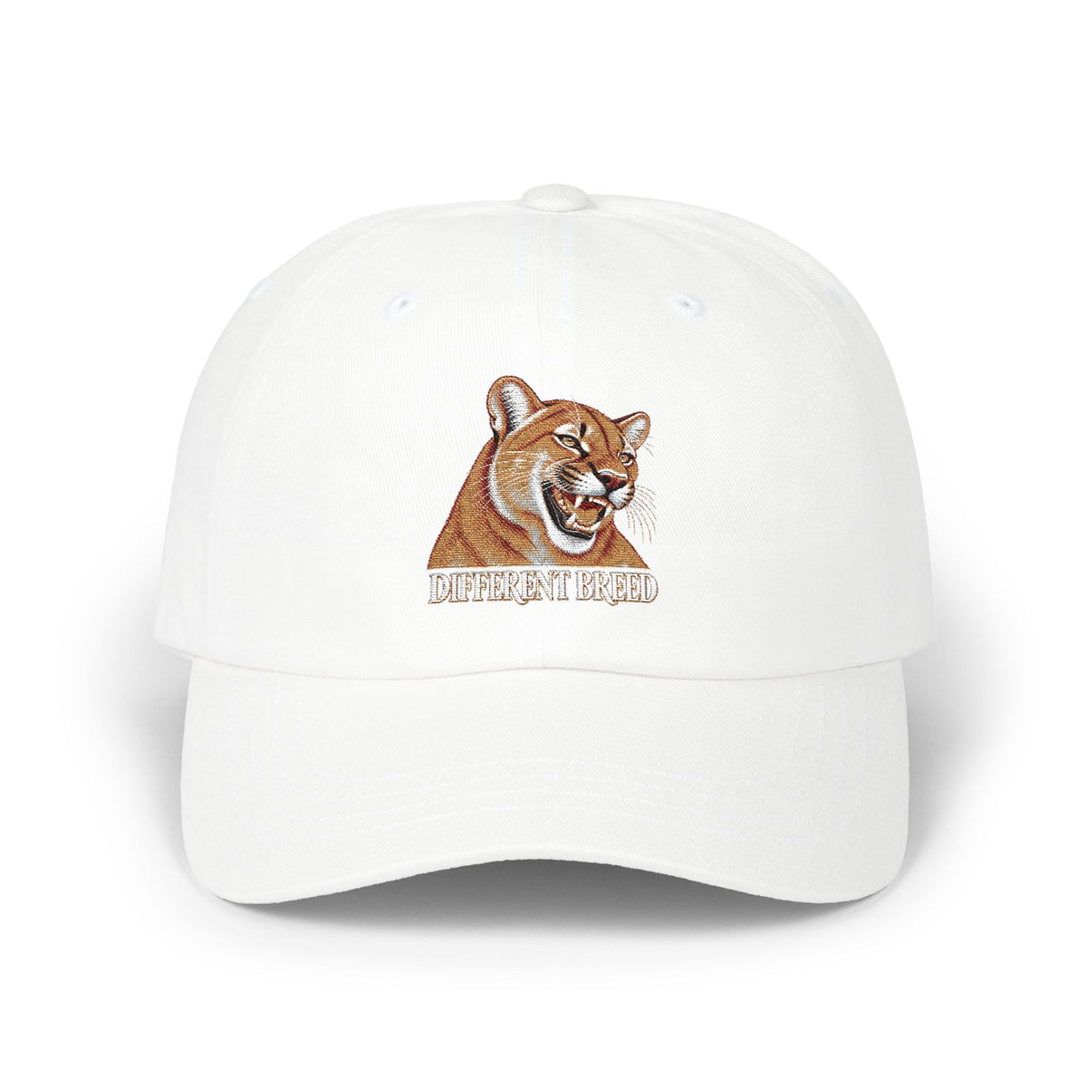 Dad Cap – Embroidered Cougar Mascot Hat