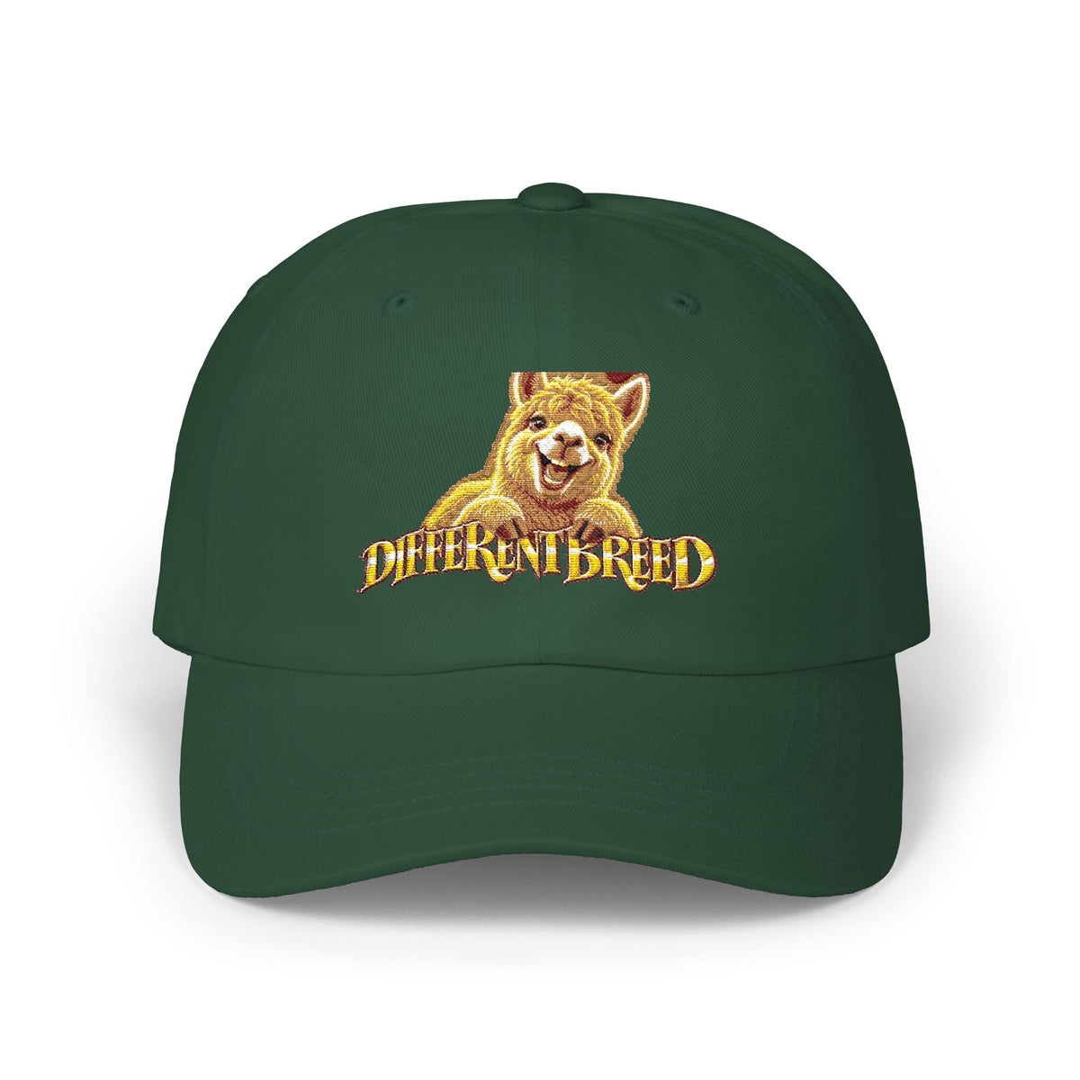 Classic Dad Cap — Golden Retriever Embroidered Dog Patch Hat