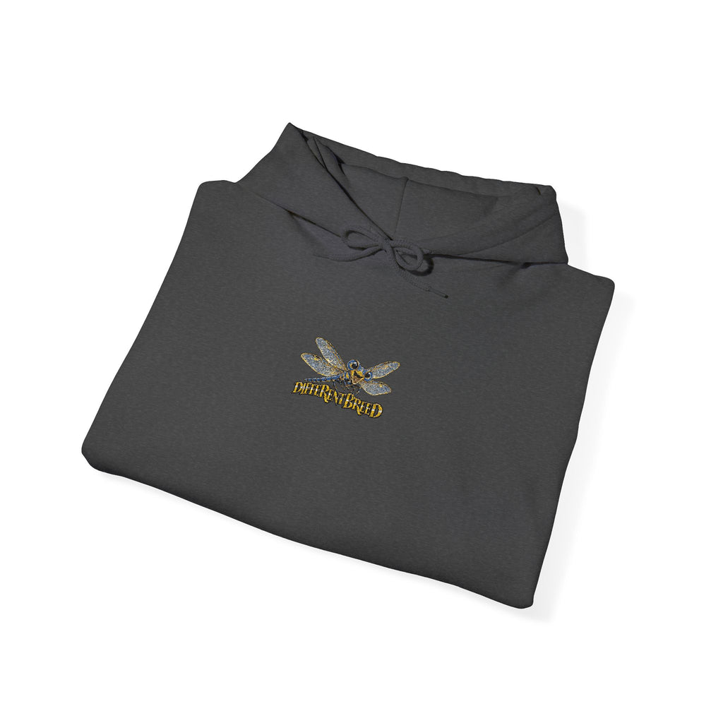 Hoodie — Retro Floral Bee Graphic "Effortless" Pocket Pullover