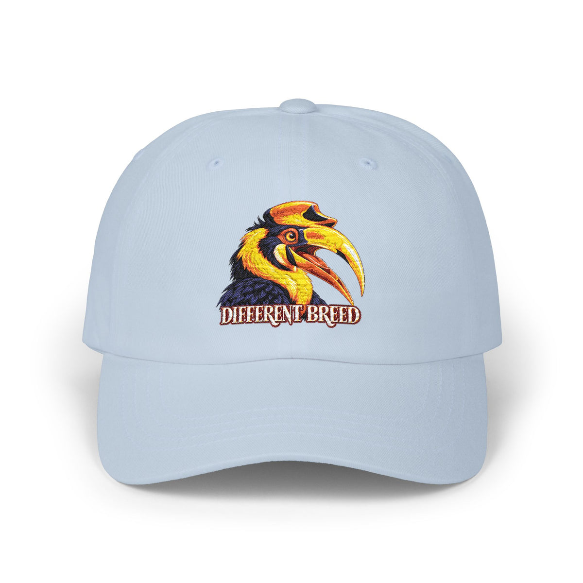 Different Breed Dad Cap — Embroidered Hornbill Bird Baseball Hat