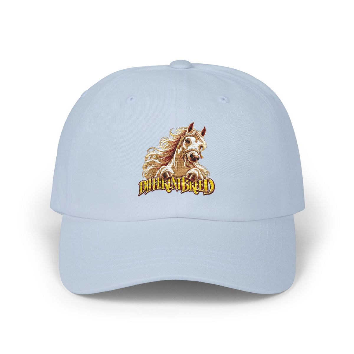 Embroidered Mustang Dad Cap — Vintage Stallion Baseball Hat