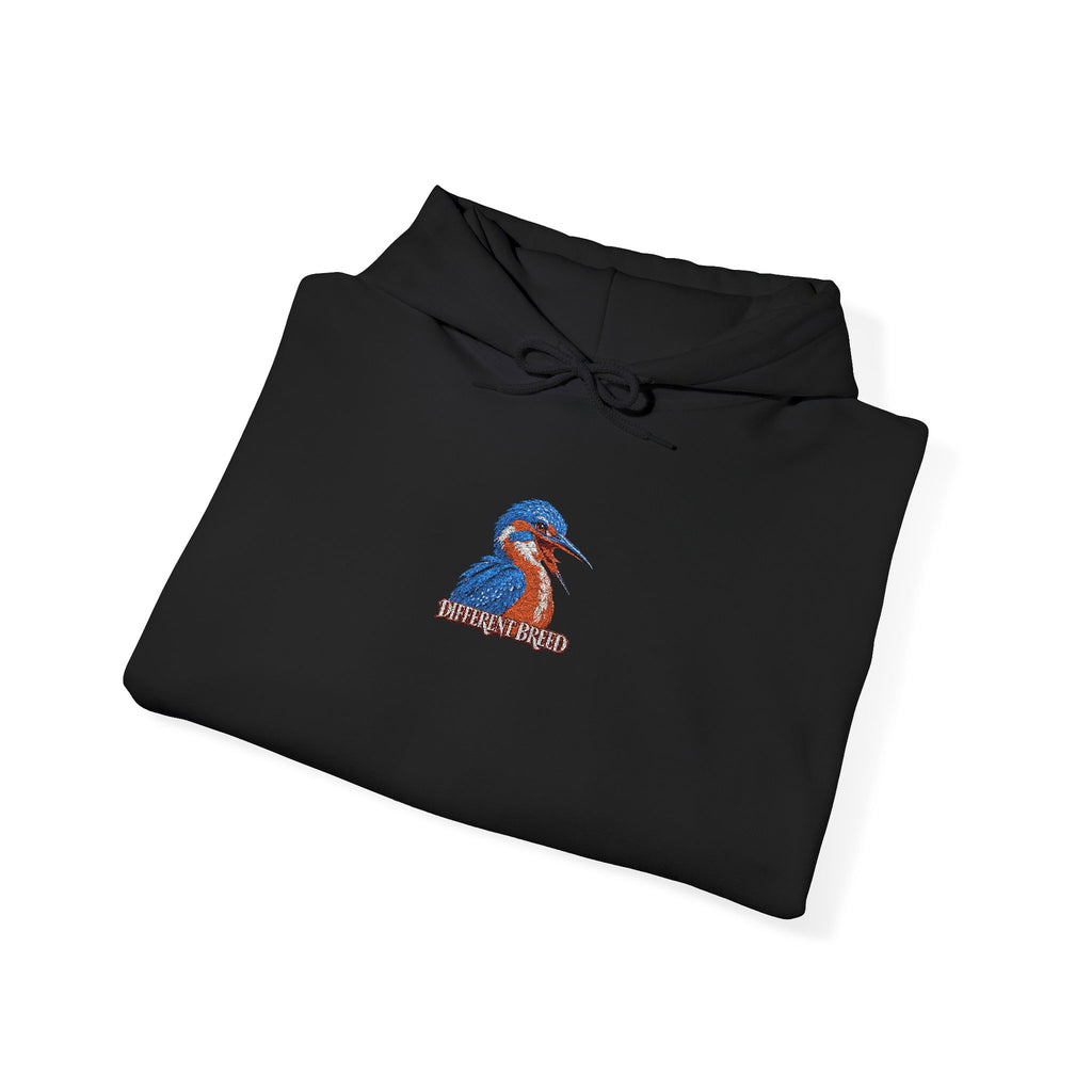 Kingfisher Art Hoodie - Colorful Watercolor Bird Pullover