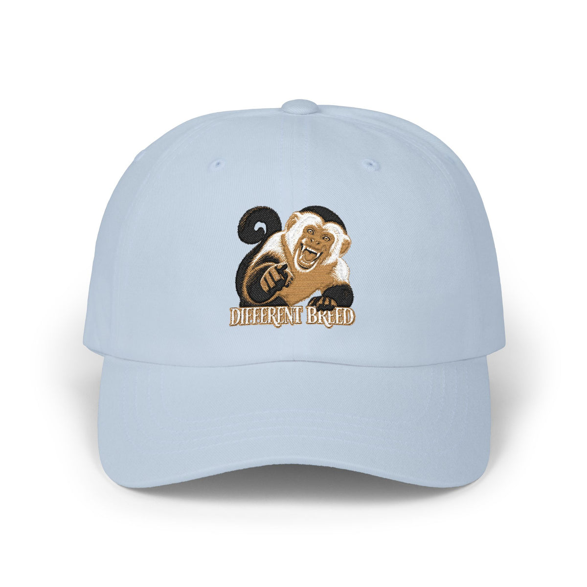Dad Cap — Gold & Black Embroidered Ram Logo ‘ENTHRALLED’ Baseball Hat