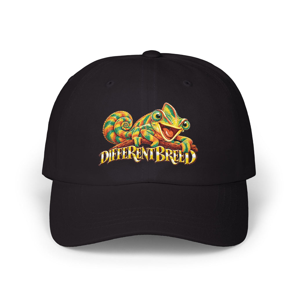 Dad Cap — Colorful Chameleon "Different Breed" Embroidered Hat