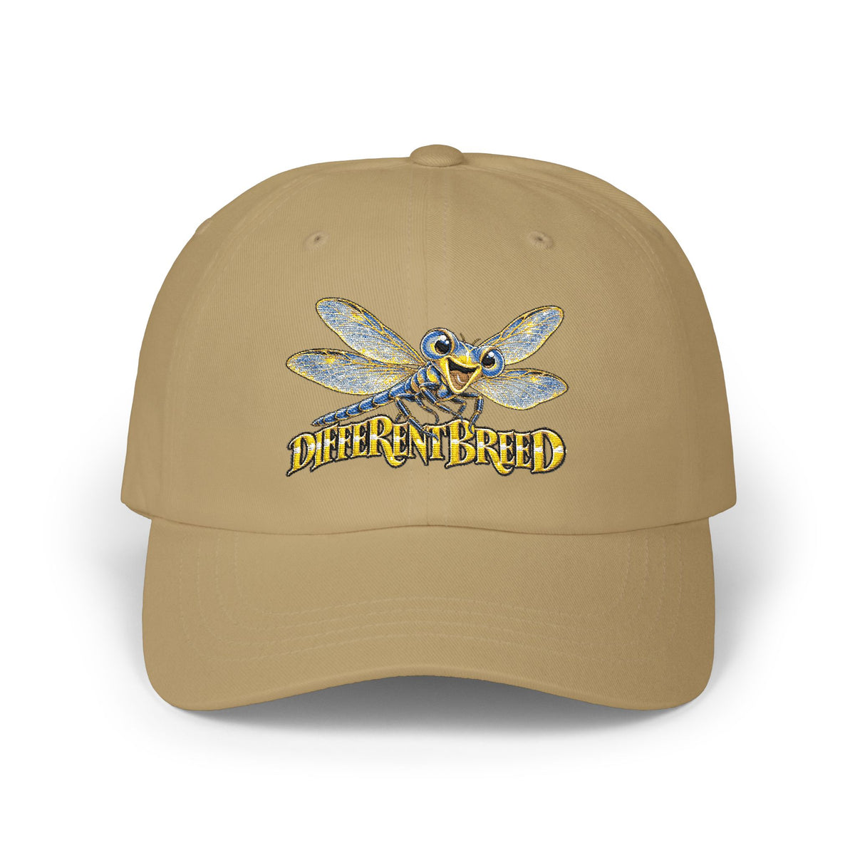 Classic Dad Cap — 'Different Breed' Sparkle Dragonfly Embroidered Hat