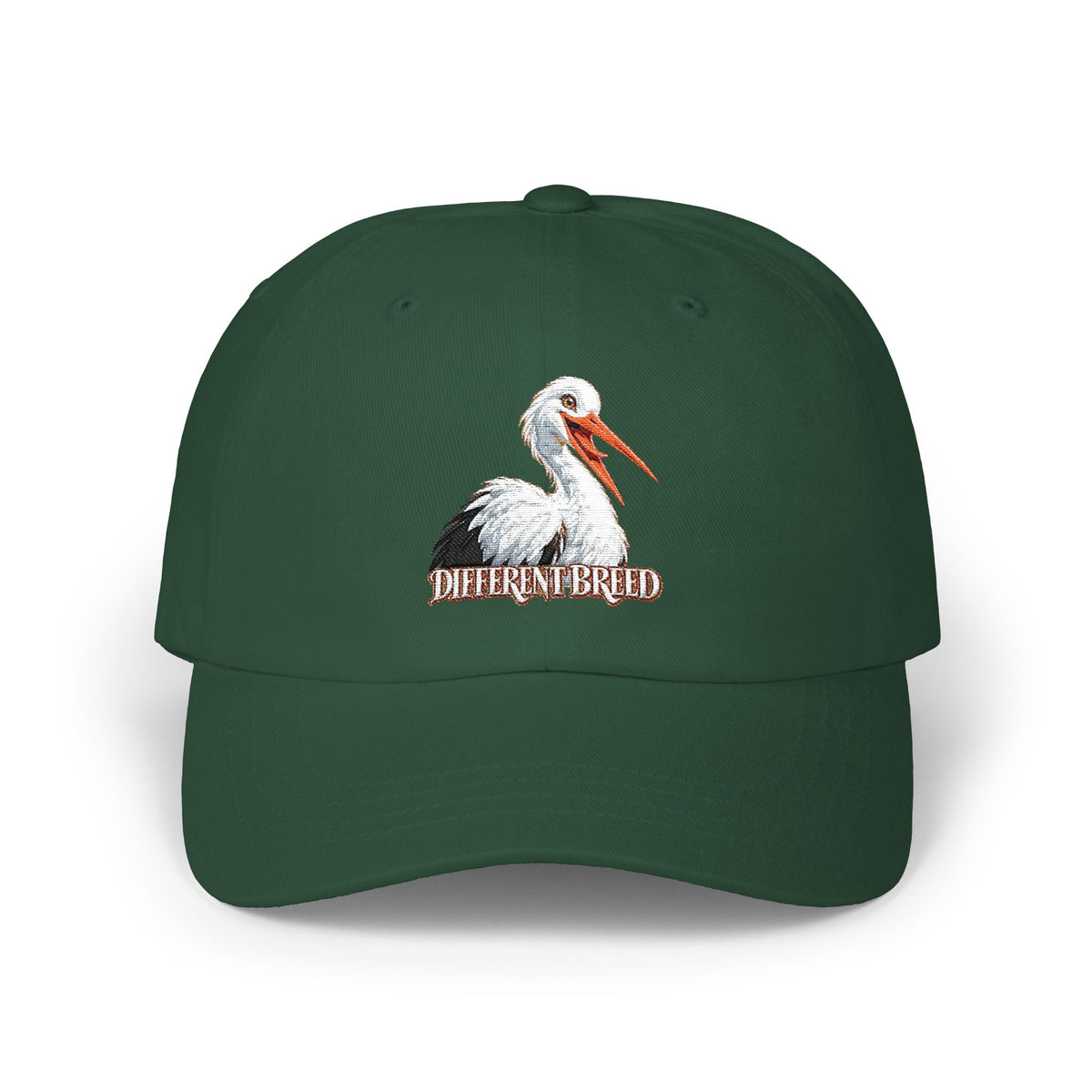 Dad Cap — Embroidered Pelican "Here for the Bird" Hat