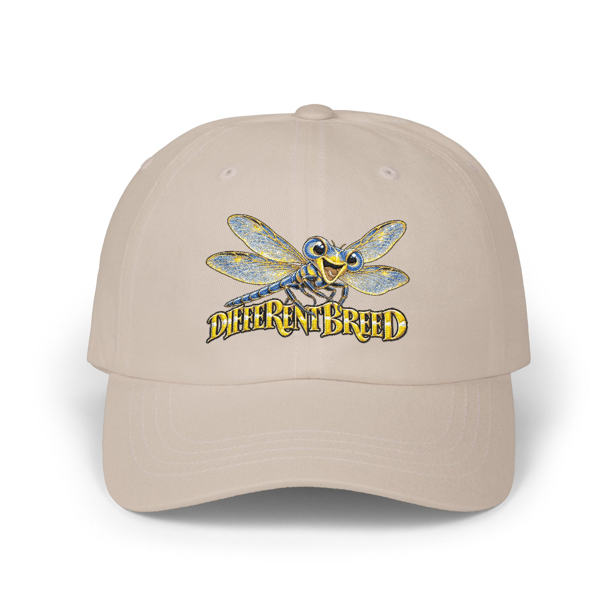 Classic Dad Cap — 'Different Breed' Sparkle Dragonfly Embroidered Hat