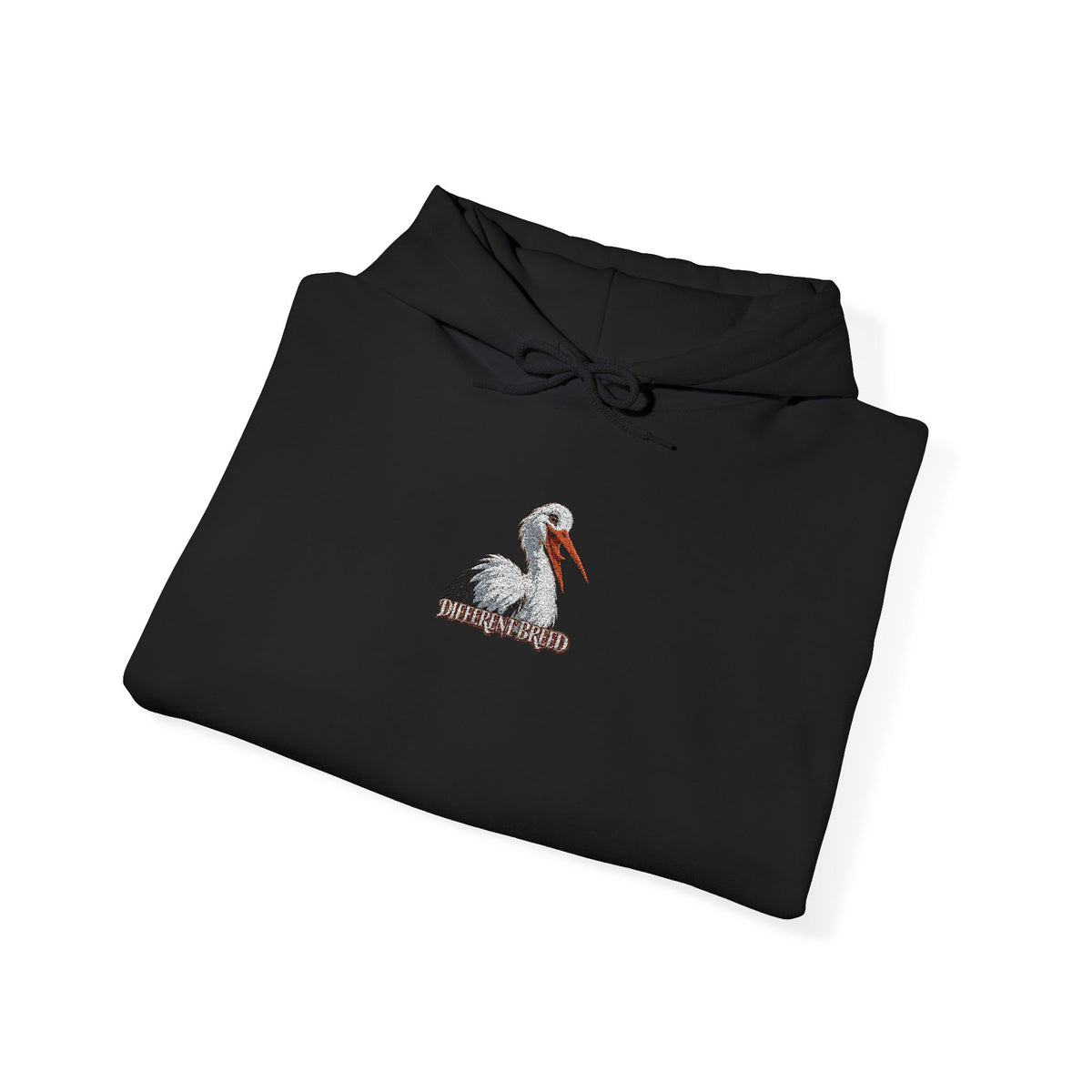 Pelican Illustration Hoodie — Coastal Bird Graphic Hoodie