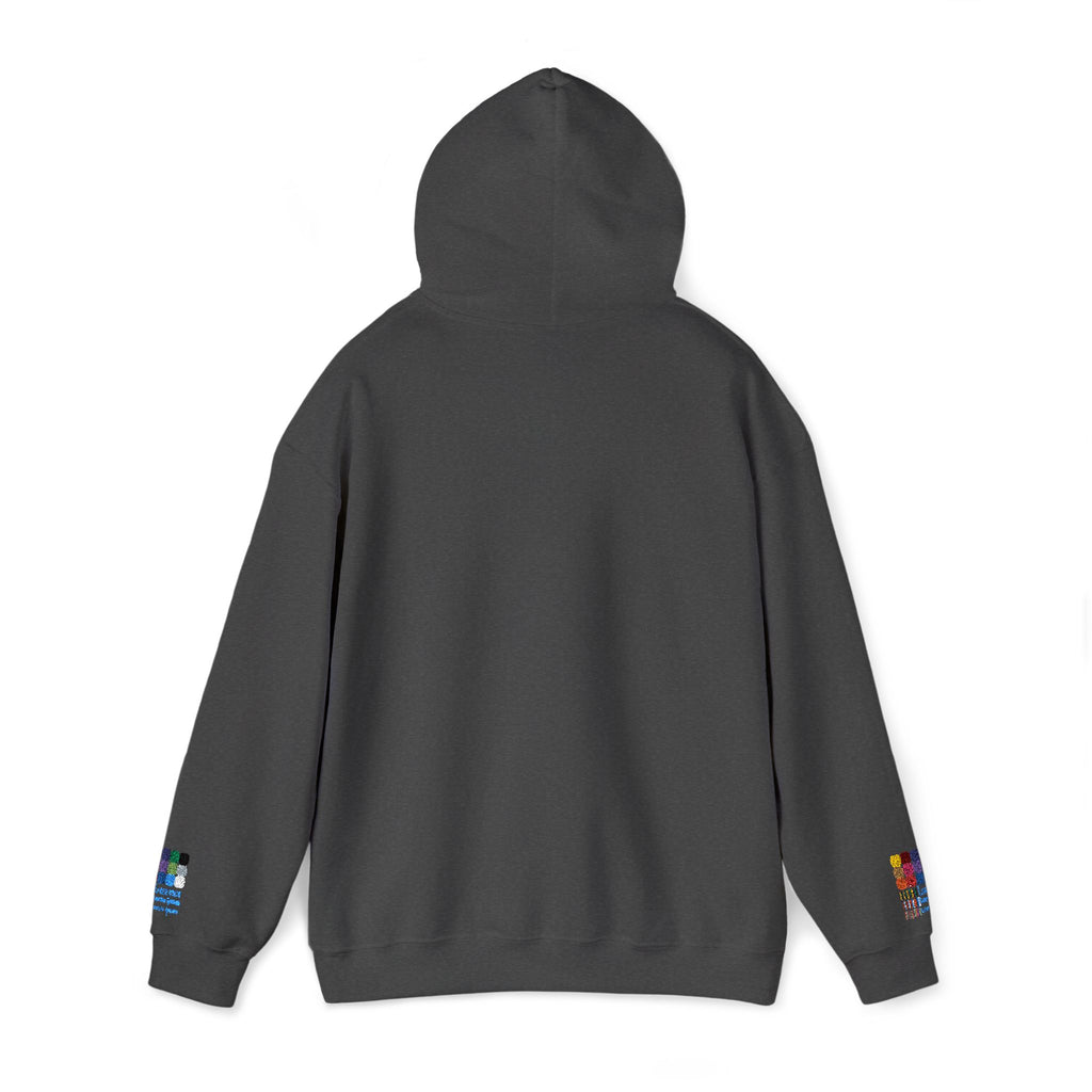Dragon Crest Hoodie — Small Embroidered Fantasy Dragon Chest Design