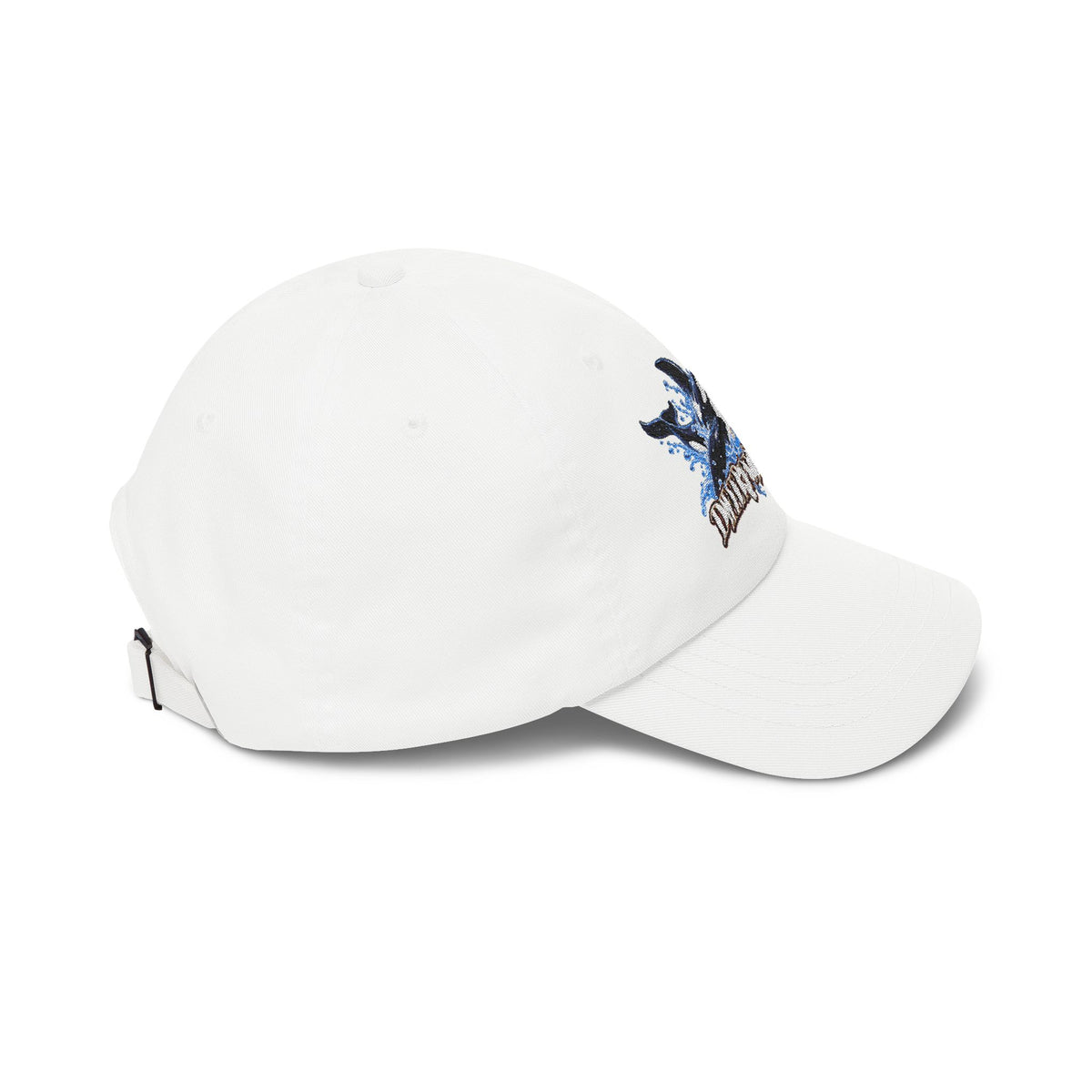 Shark 'Different Breed' Dad Cap — White Embroidered Baseball Hat