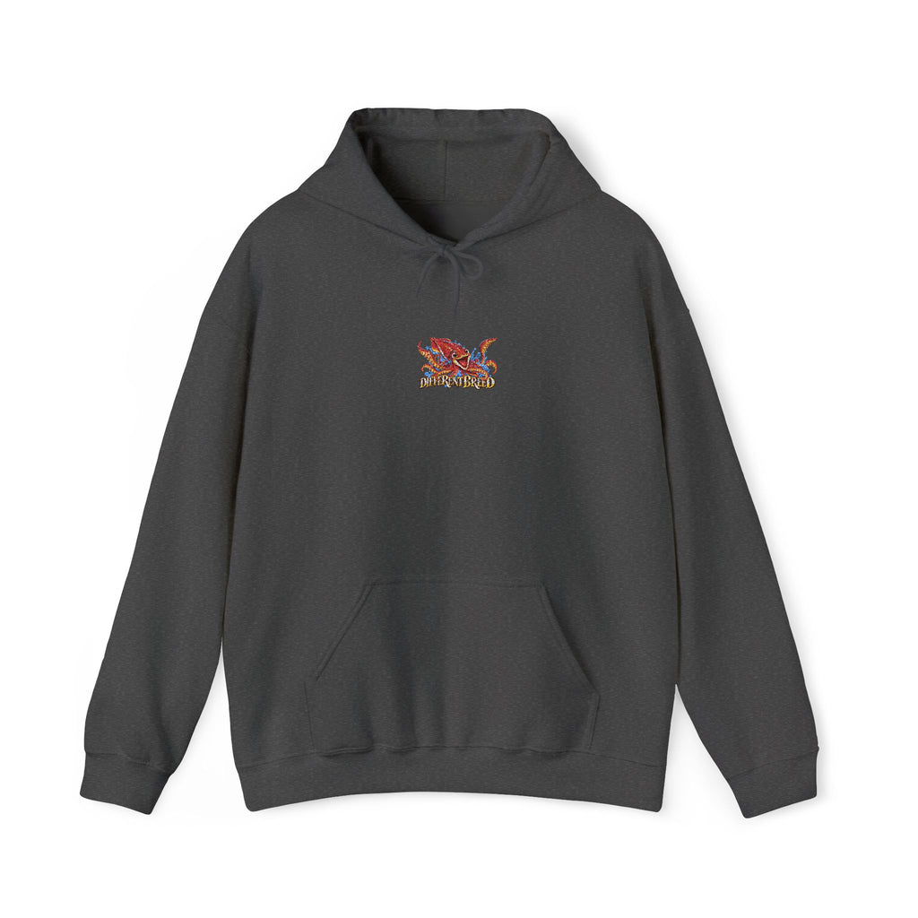 Dragon Heart Hoodie — Colorful Mythical Creature Graphic Hoodie