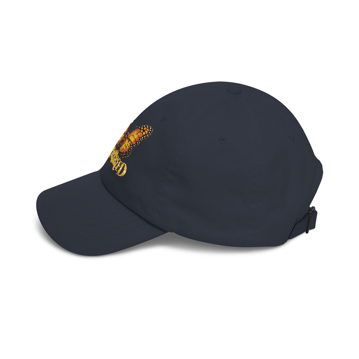 Butterfly 'Different Breed' Dad Cap — Embroidered Orange Monarch Baseball Hat
