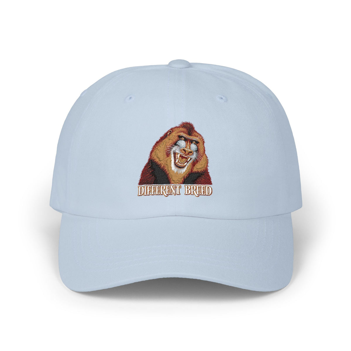 Dad Cap — Embroidered Laughing Lion "Biggest Friend" Hat