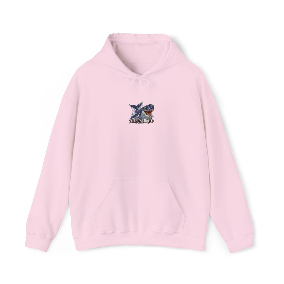 Dragon Crest Hoodie — Small Embroidered Fantasy Dragon Chest Design